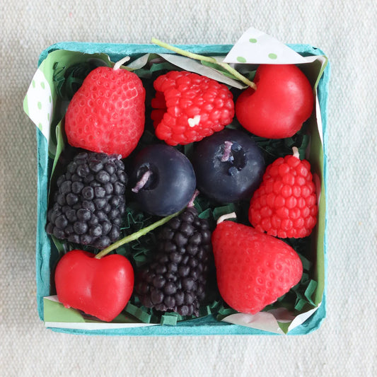Happy Organics Mixed Berry Beeswax Birthday Candles