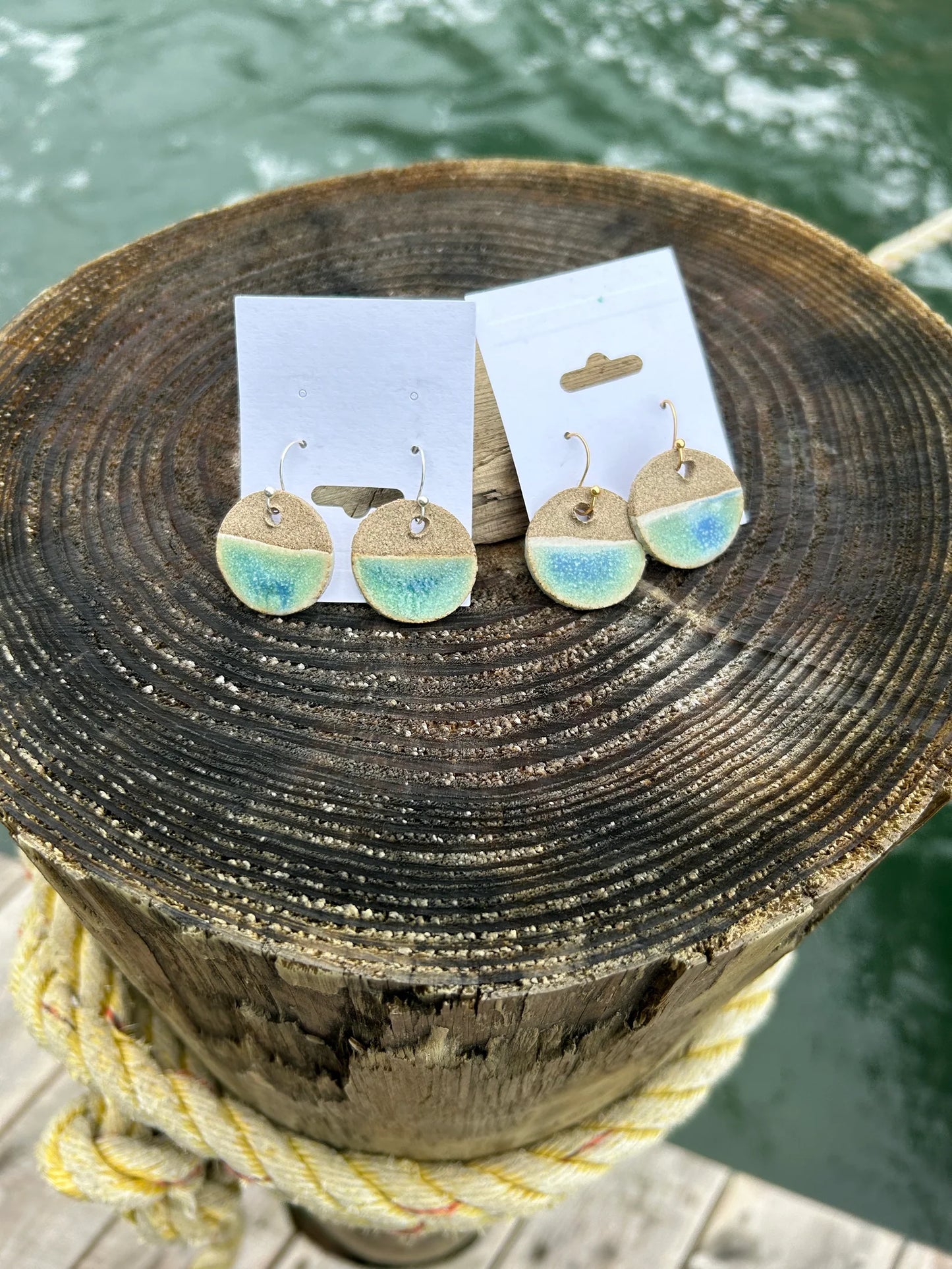 Leelanau Pottery Earrings - Multiple Options