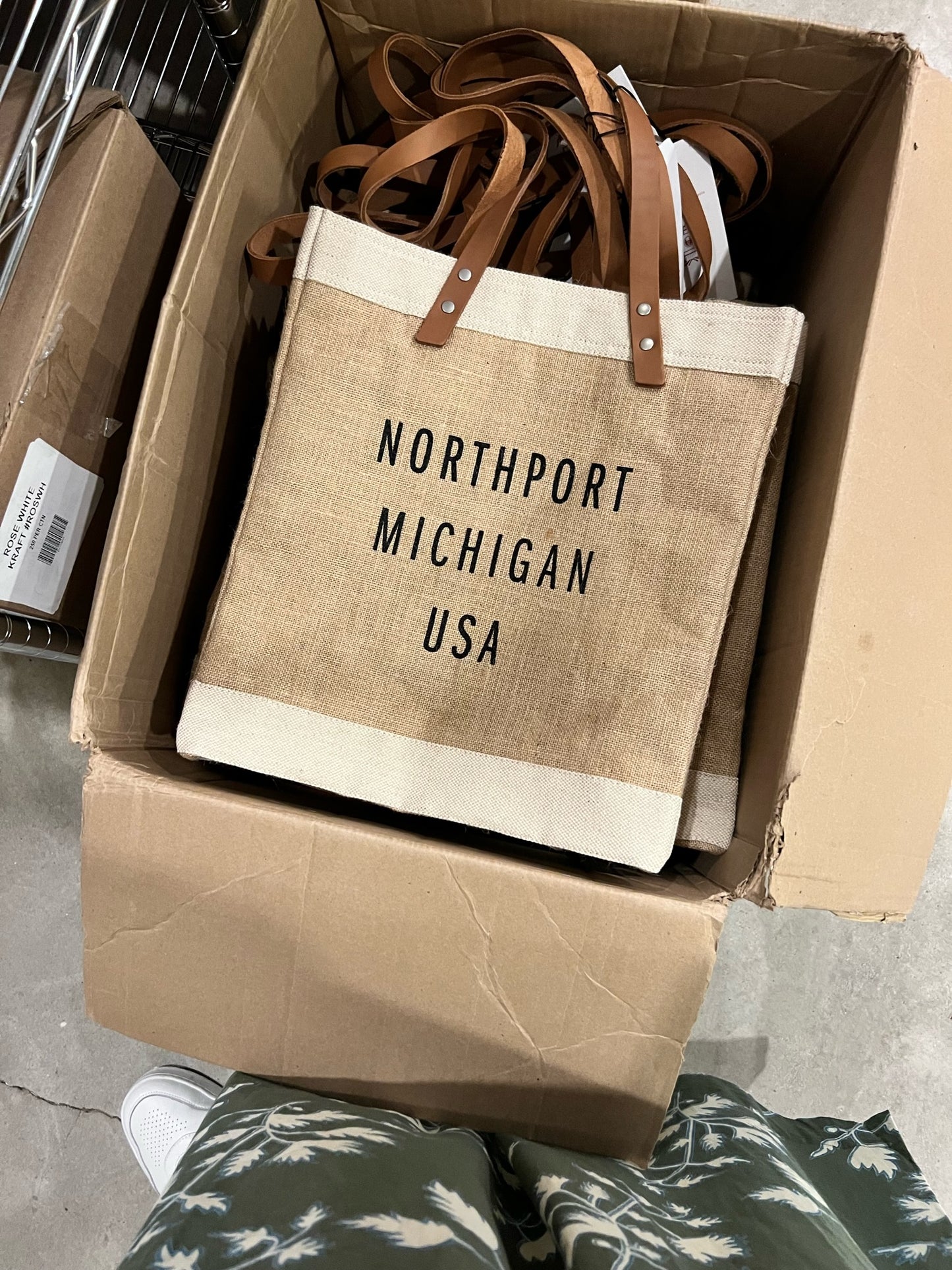 Apolis Northport Michigan Standard Market Tote