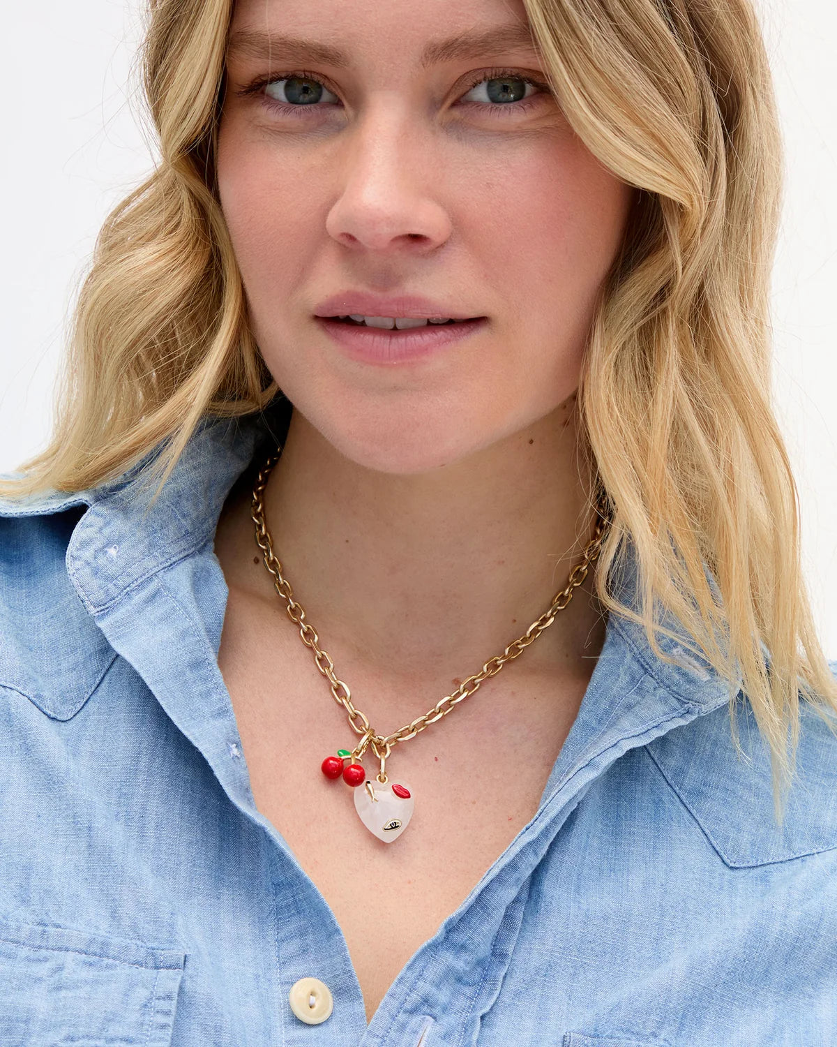 Clare V La Cerise Charm, Poppy