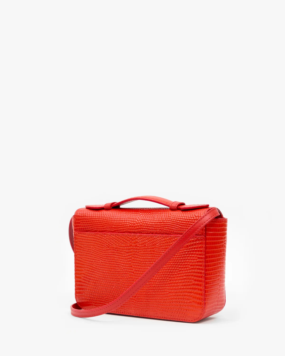 Clare V Kathryn, Glossy Red Lizard