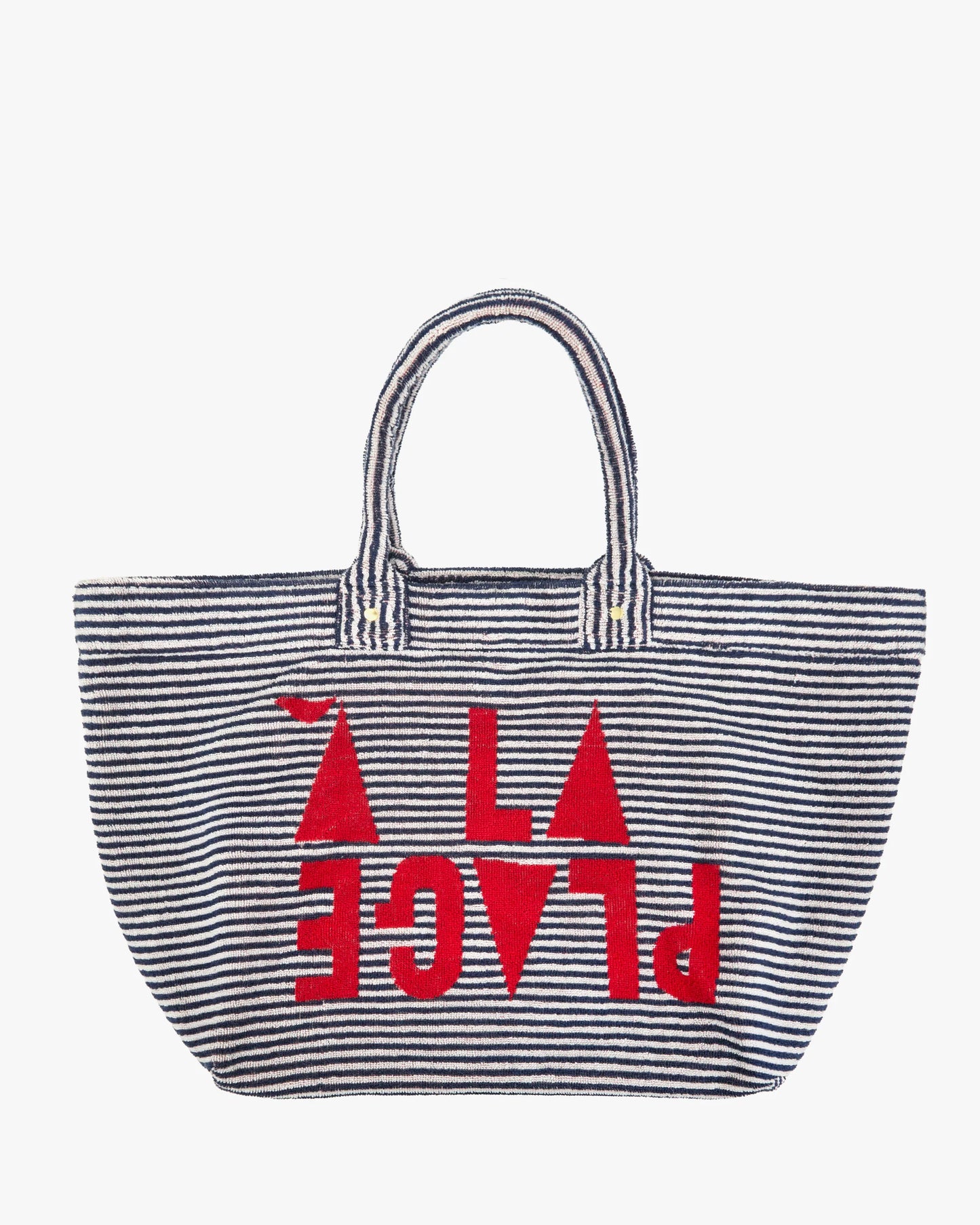 Clare V La Plage Tote, Terry Stripe Deep Dive/Cream