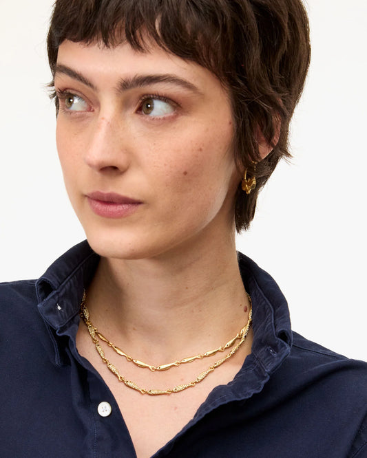 Clare V Le Pave Sardine Necklace