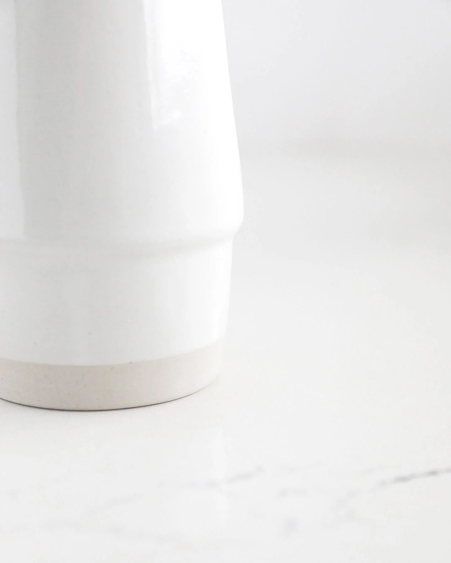 Maier Ceramics Olive Oil Bottle White