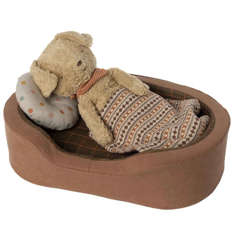 Maileg Cosy Basket, Medium, Brown