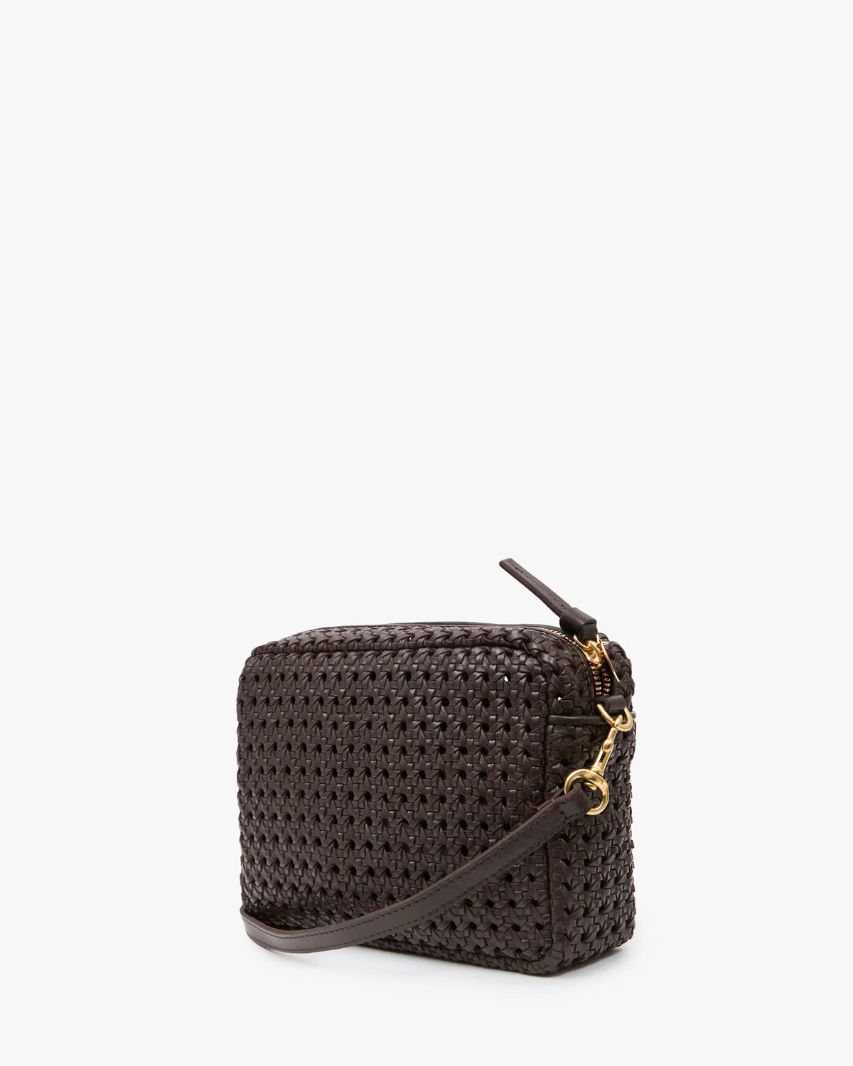 Clare V Midi Sac, Chocolate Rattan