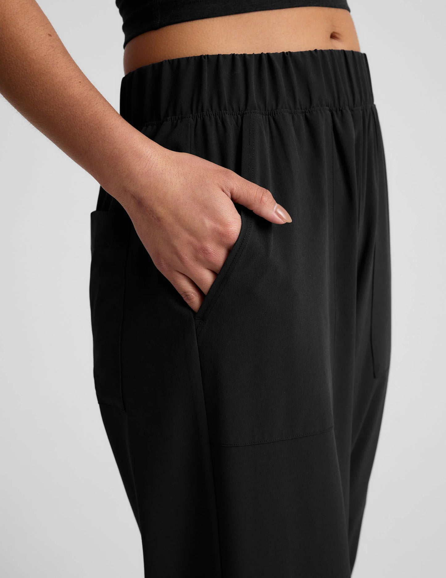 Beyond Yoga Easy Wide Leg Pant, Black