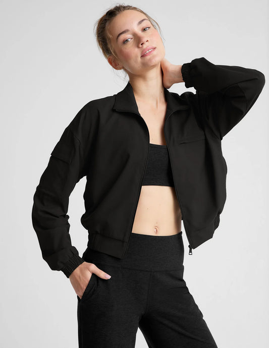 Beyond Yoga Status Pocket Sleeve Cropped Jacket - Multiple Options