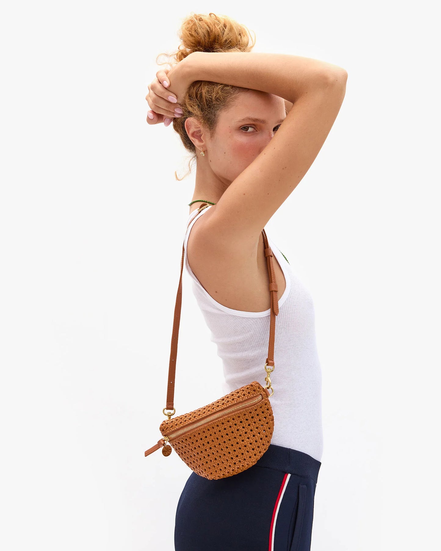 Clare V Petite Fanny, Rattan/Tan