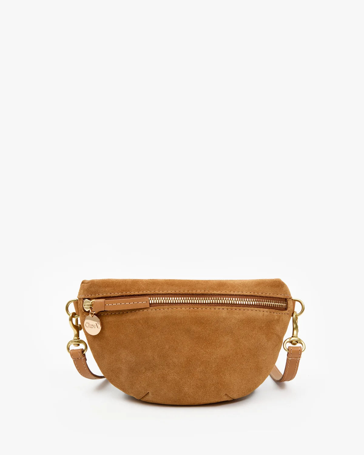 Clare V Petit Fanny Suede, Caramel