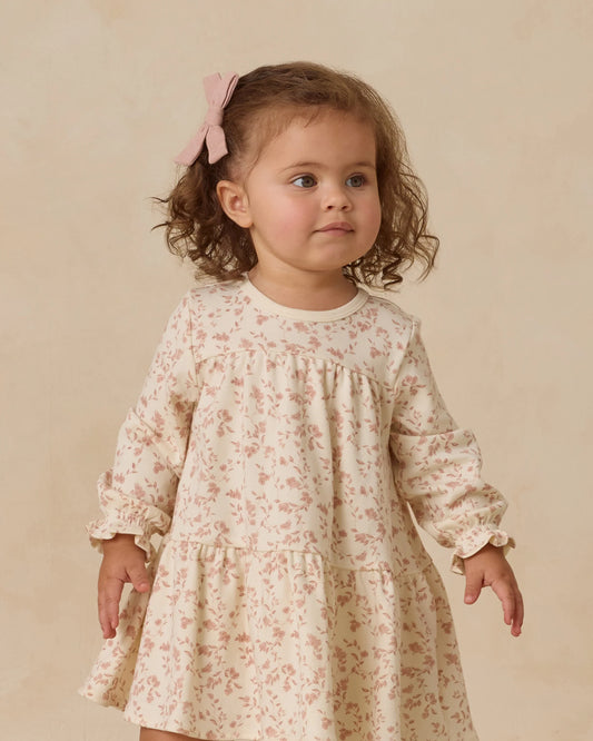Quincy May Tiered Jersy Dress, French Garden/Ivory