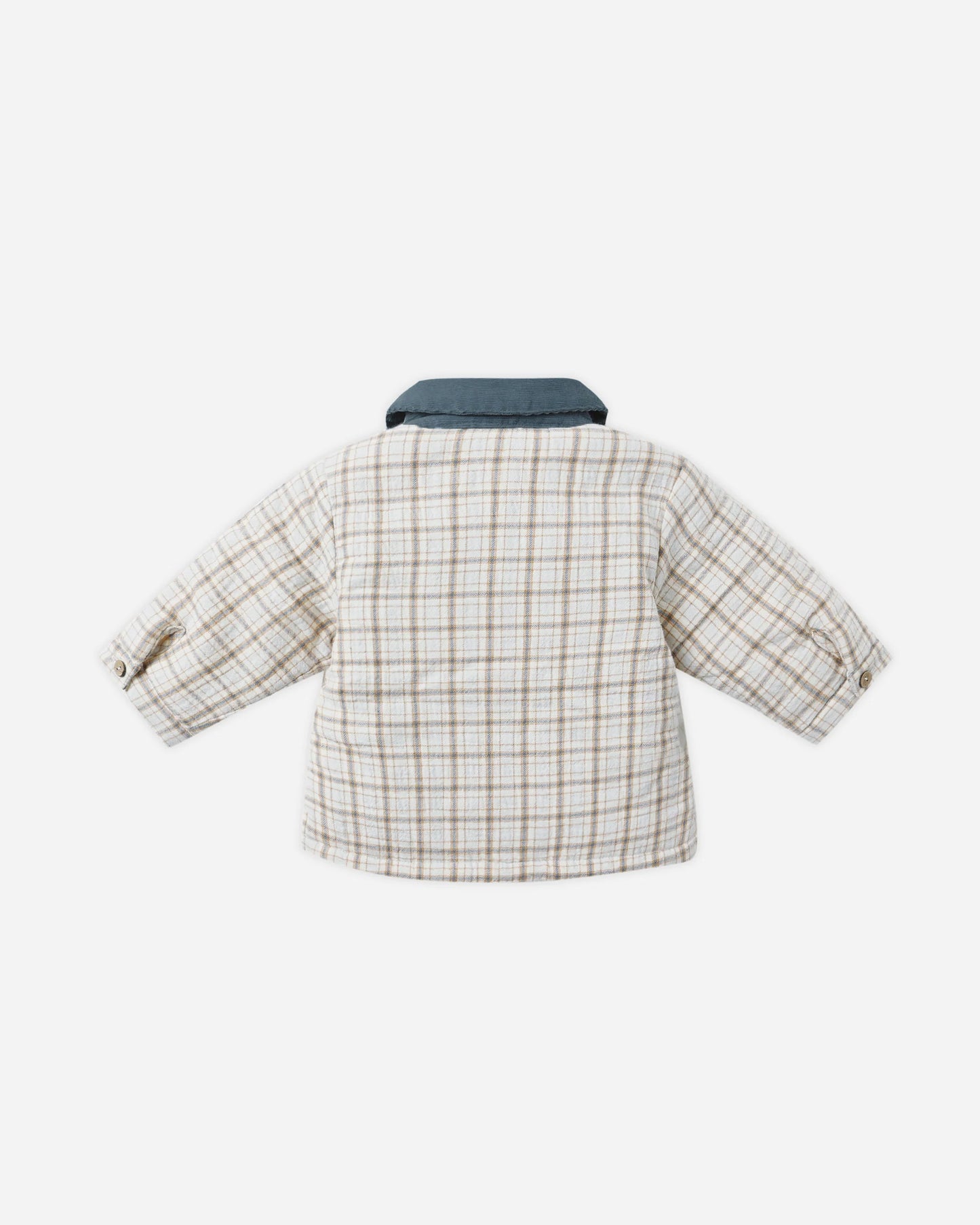 Quincy Mae Ford Jacket, Blue Plaid/Blue