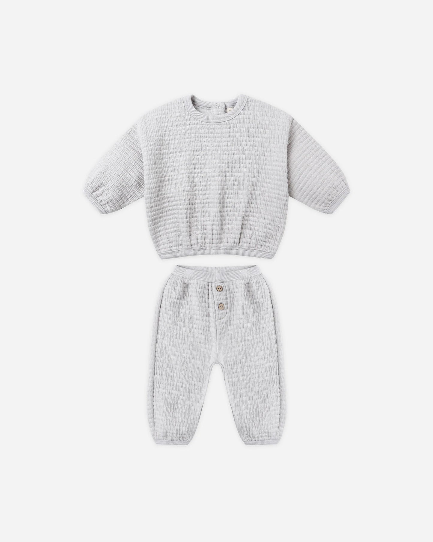 Quincy Mae Textured Sweat Set - Multiple Options
