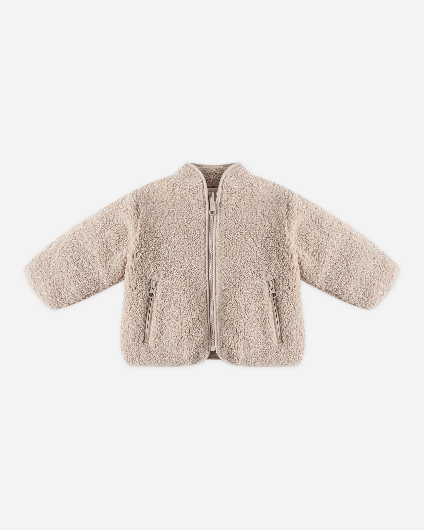 Quincy Mae Shearling Zip Jacket - Multiple Options
