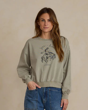 Rylee + Cru Relaxed Sweatshirt, YEE-HAW