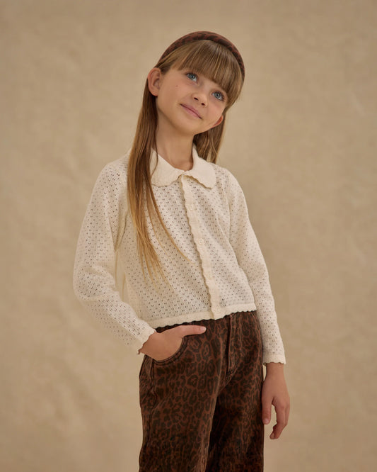 Rylee + Cru Rio Cardigan, Ivory