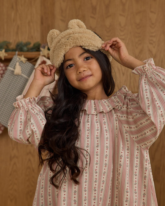 Rylee + Cru Sleep Mask, Teddy Bear/Gold