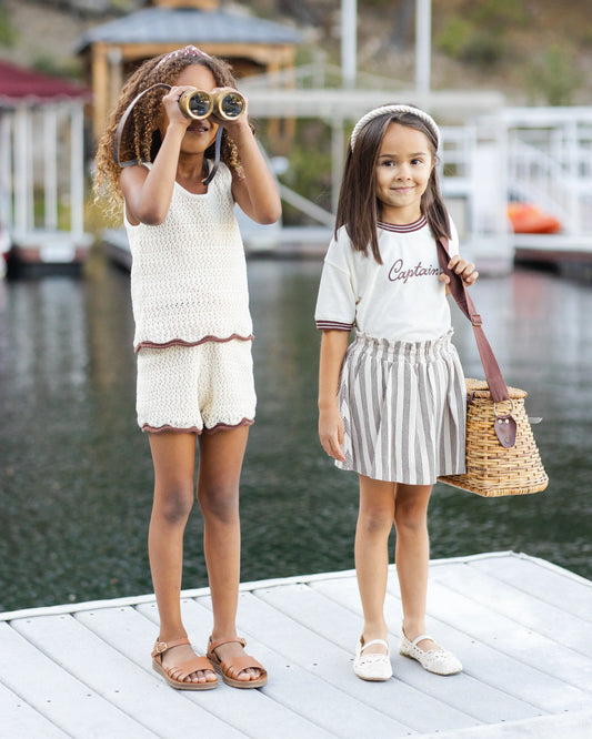 Rylee + Cru Nautical Headband, Natural