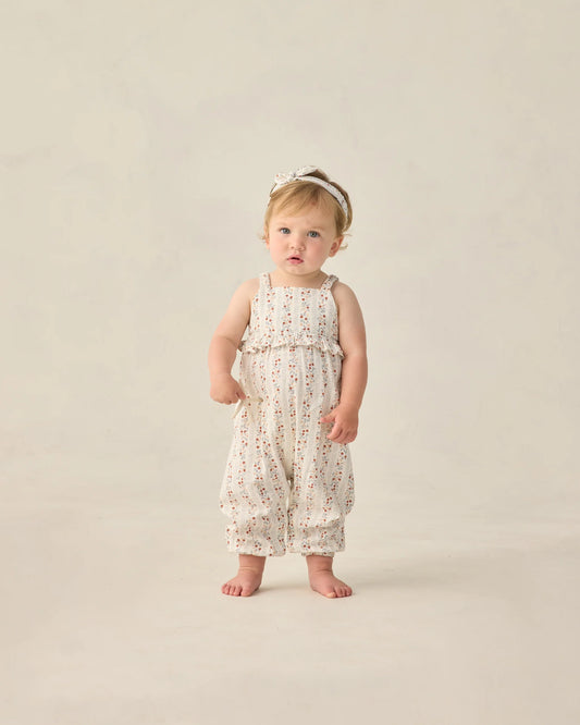Rylee + Cru Kinsley Jumpsuit Summer Fruit/Ivory