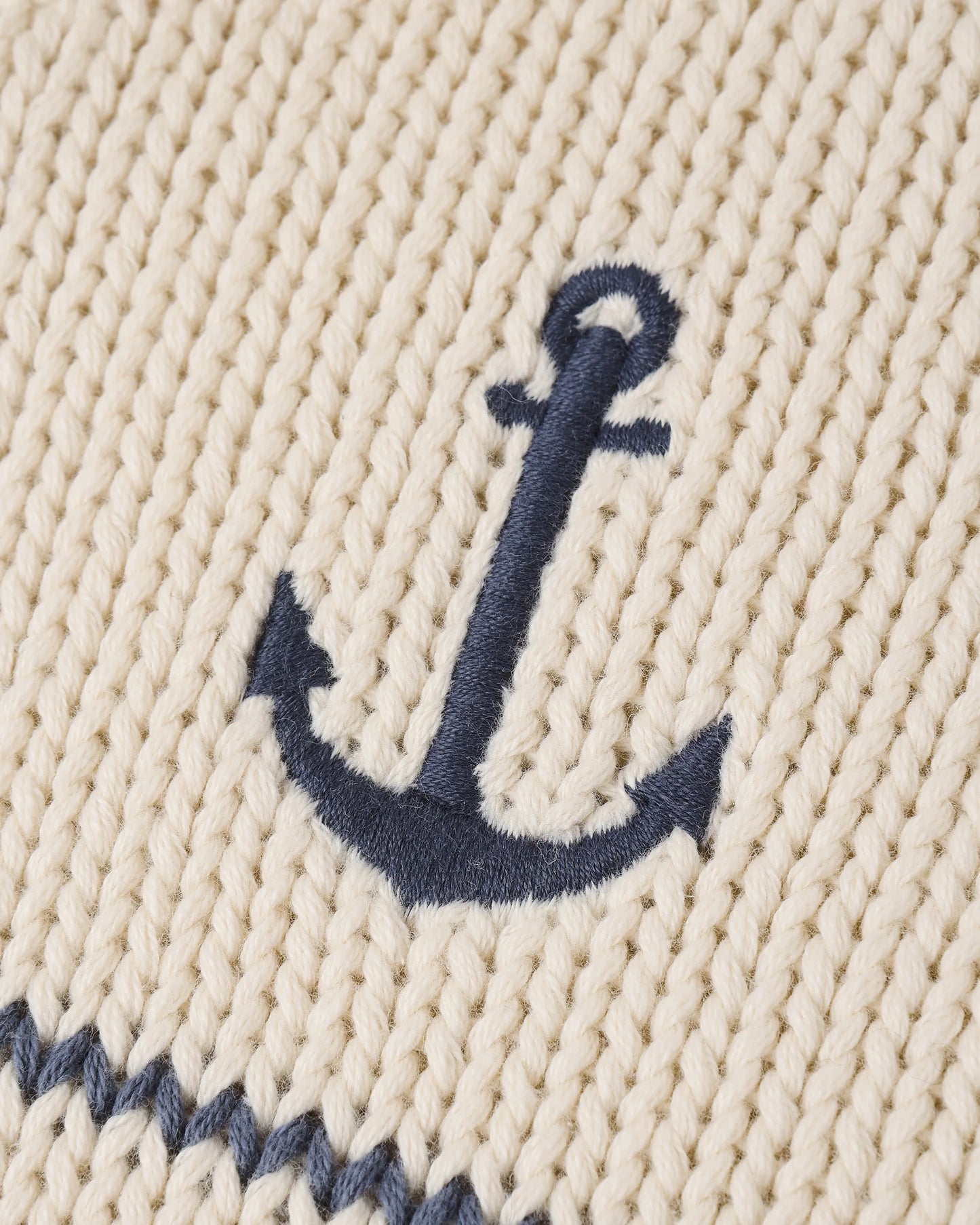 Rylee + Cru Shawl Cardigan Natural & Marine