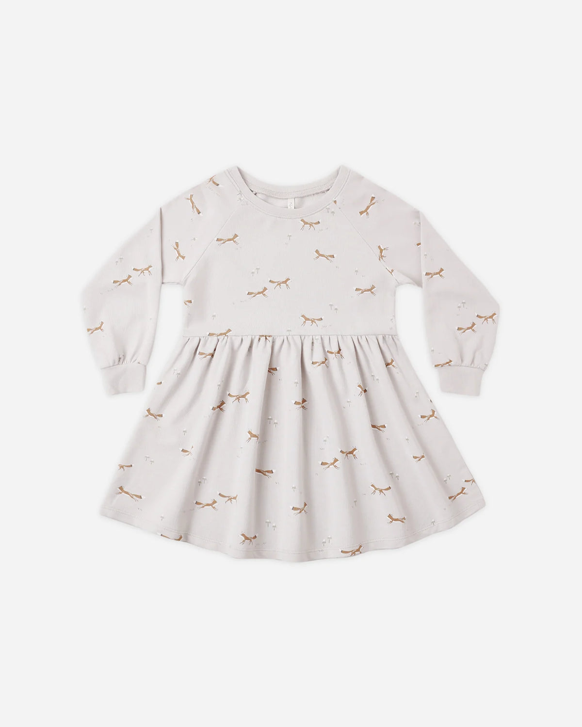 Rylee + Cru Raglan Dress Foxes, Fog