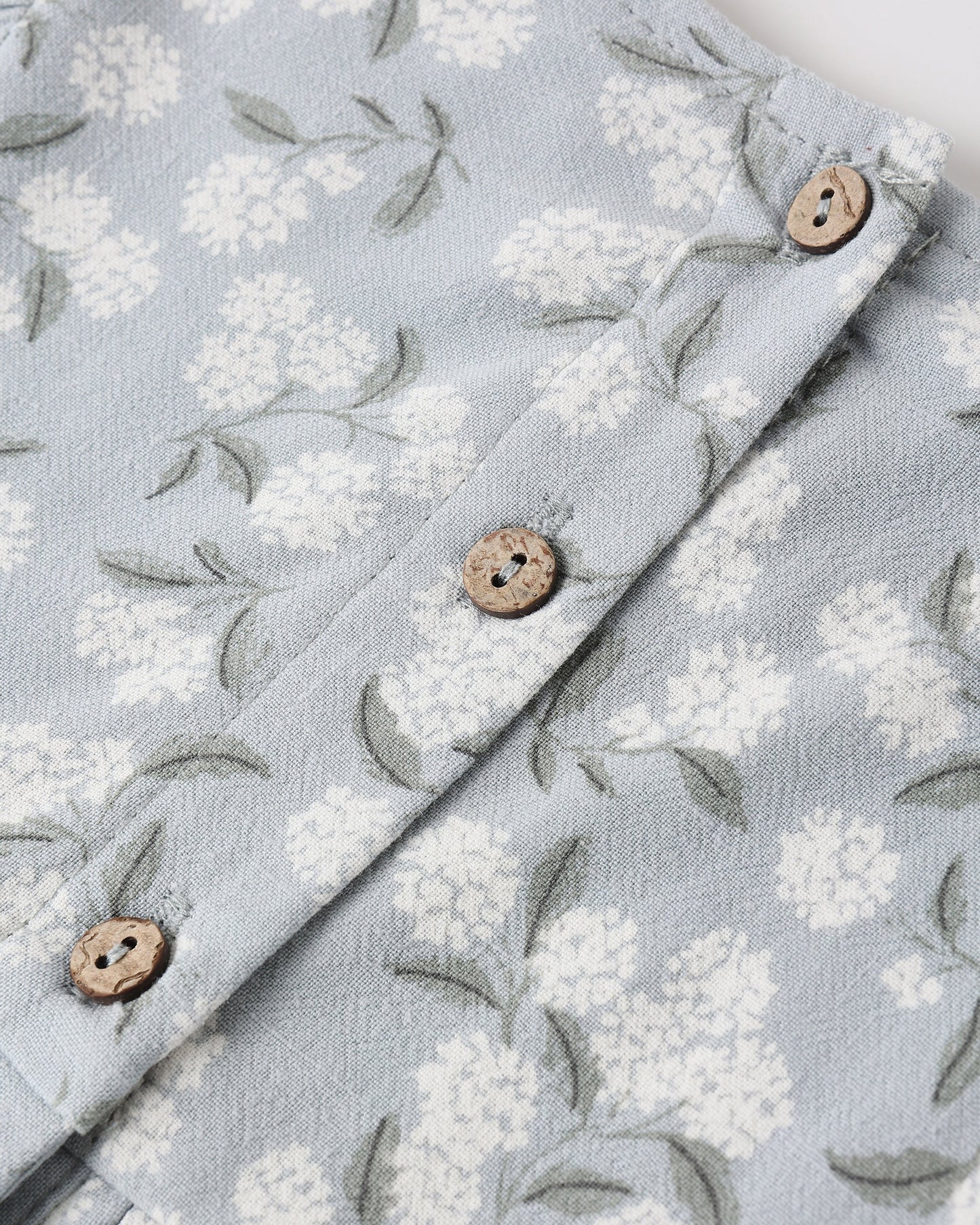 Rylee + Cru Kalea Romper Hydrangea/Light Blue