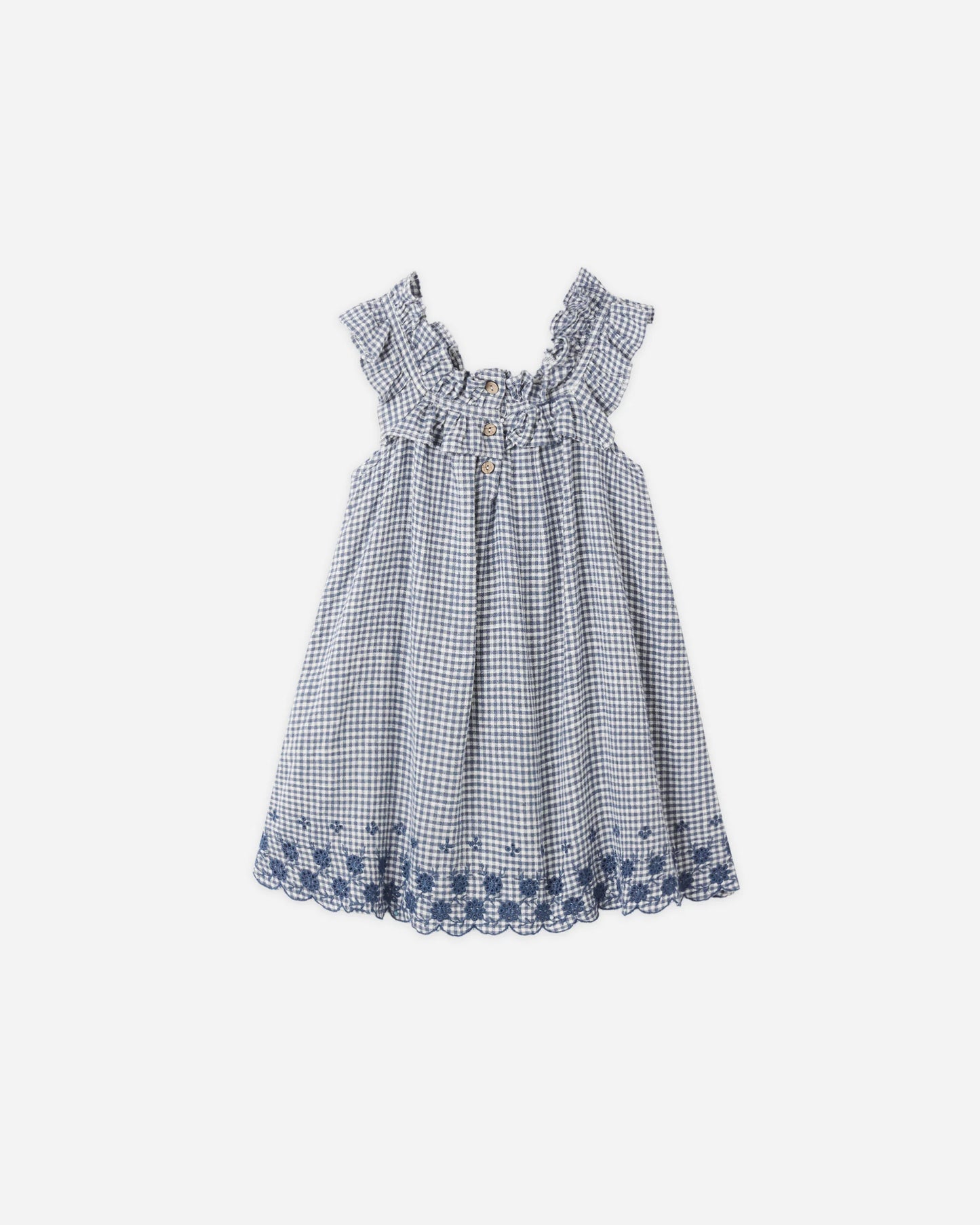 Rylee + Cru Lennon Dress, Marine Gingham