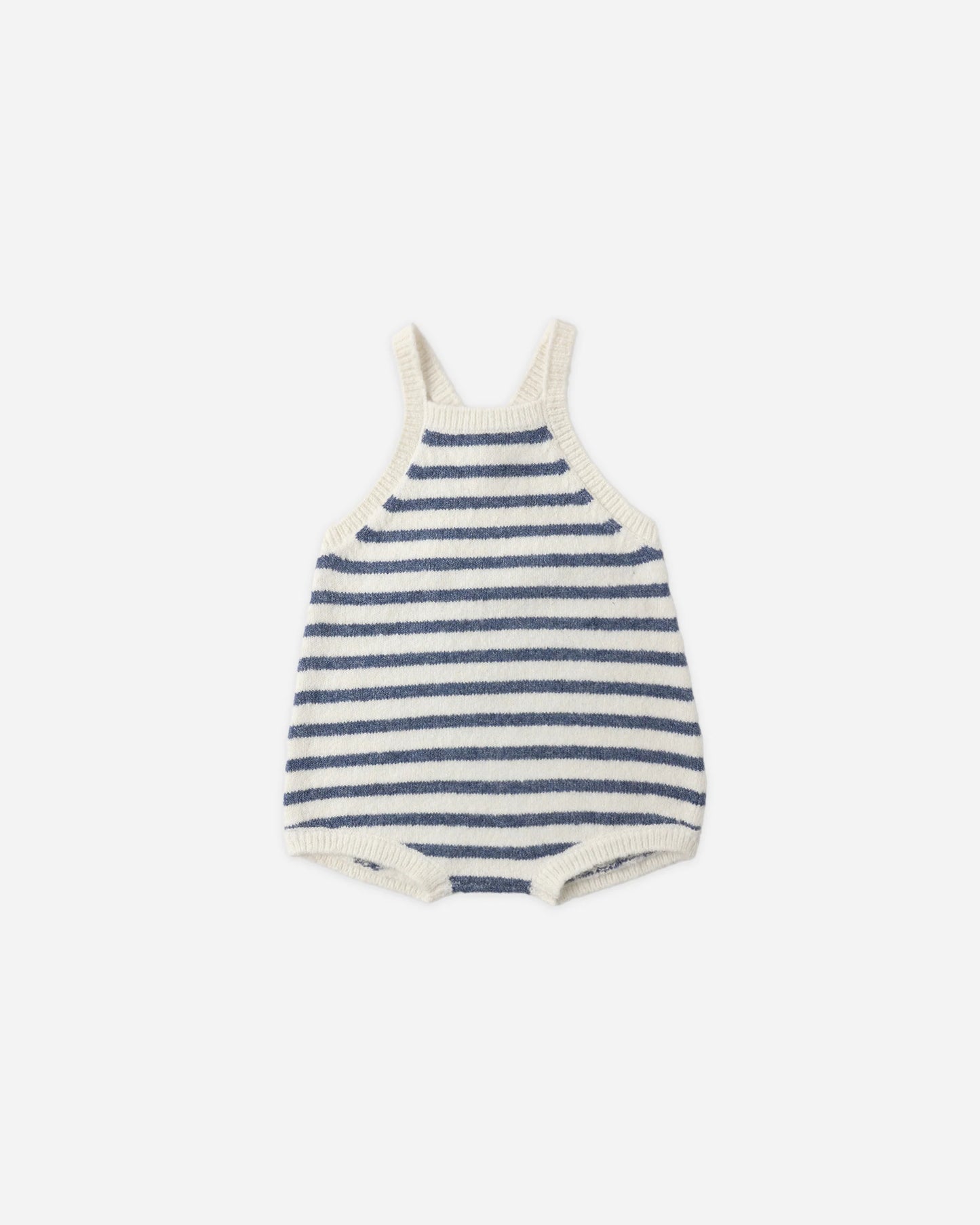 Rylee + Cru Fisher Romper, Maritime Stripe