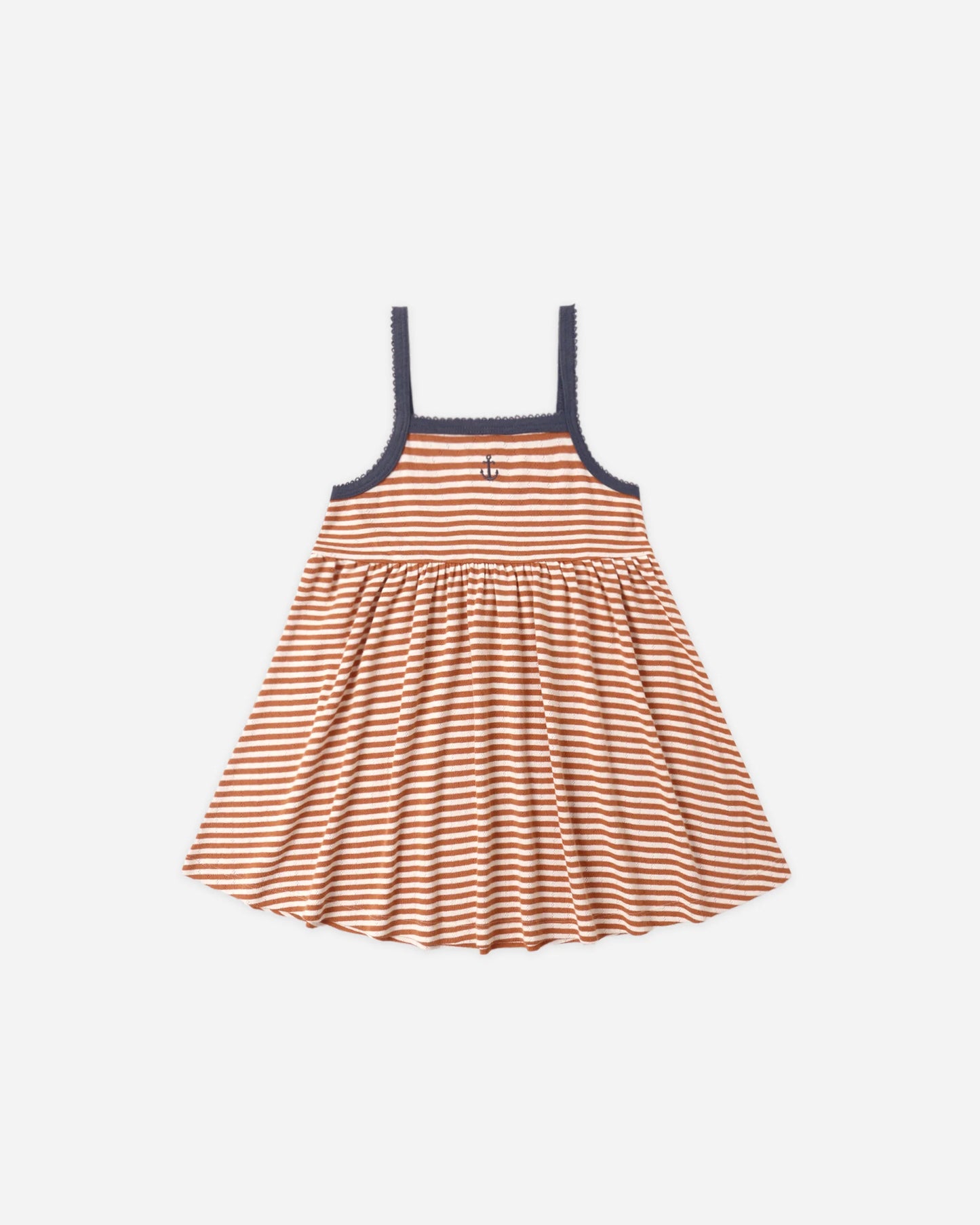 Rylee + Cru Lea Dress Poppy Stripe/Poppy