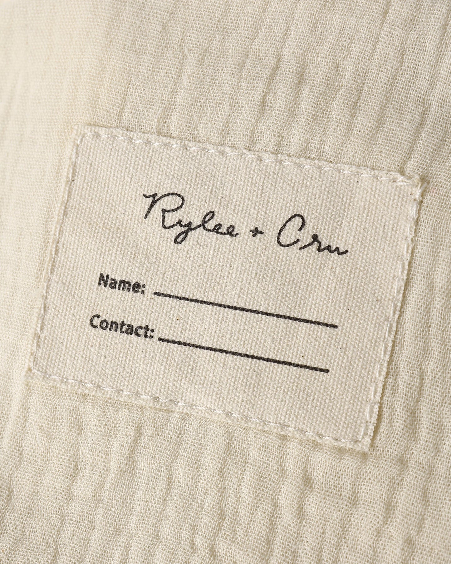 Rylee + Cru Mini Backpack Cherry Check/Natural