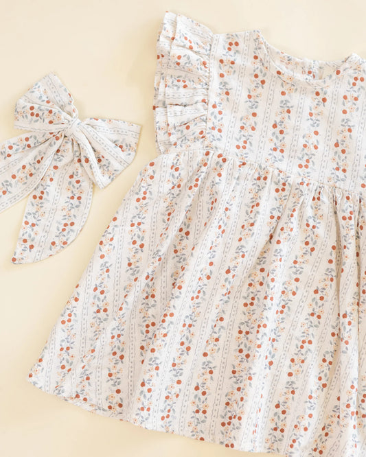 Rylee + Cru Kinsley Dress Summer Fruit/Ivory