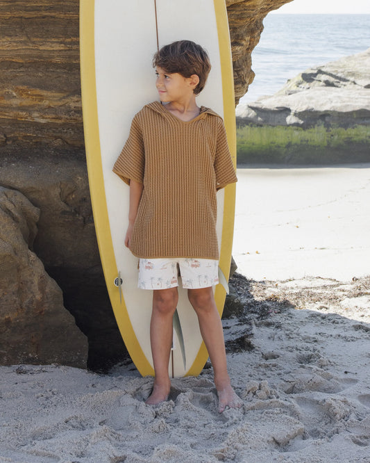 Rylee + Cru Boardshort Surf Town, Natural