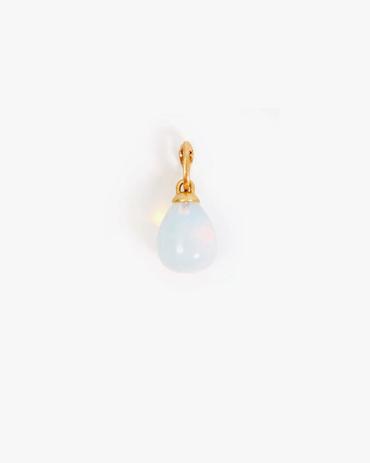 Clare V Stone Drop Charm, Opal