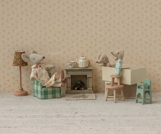Maileg Baby Mice, Twins in a Matchbox