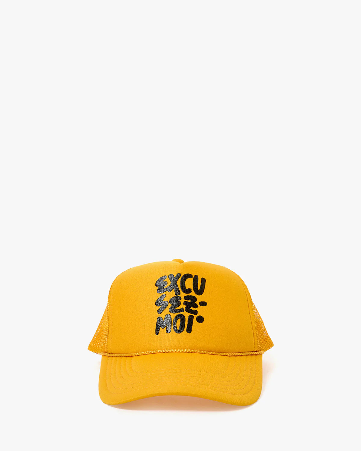 Clare V Trucker Hat, Excusez Moi/Marigold