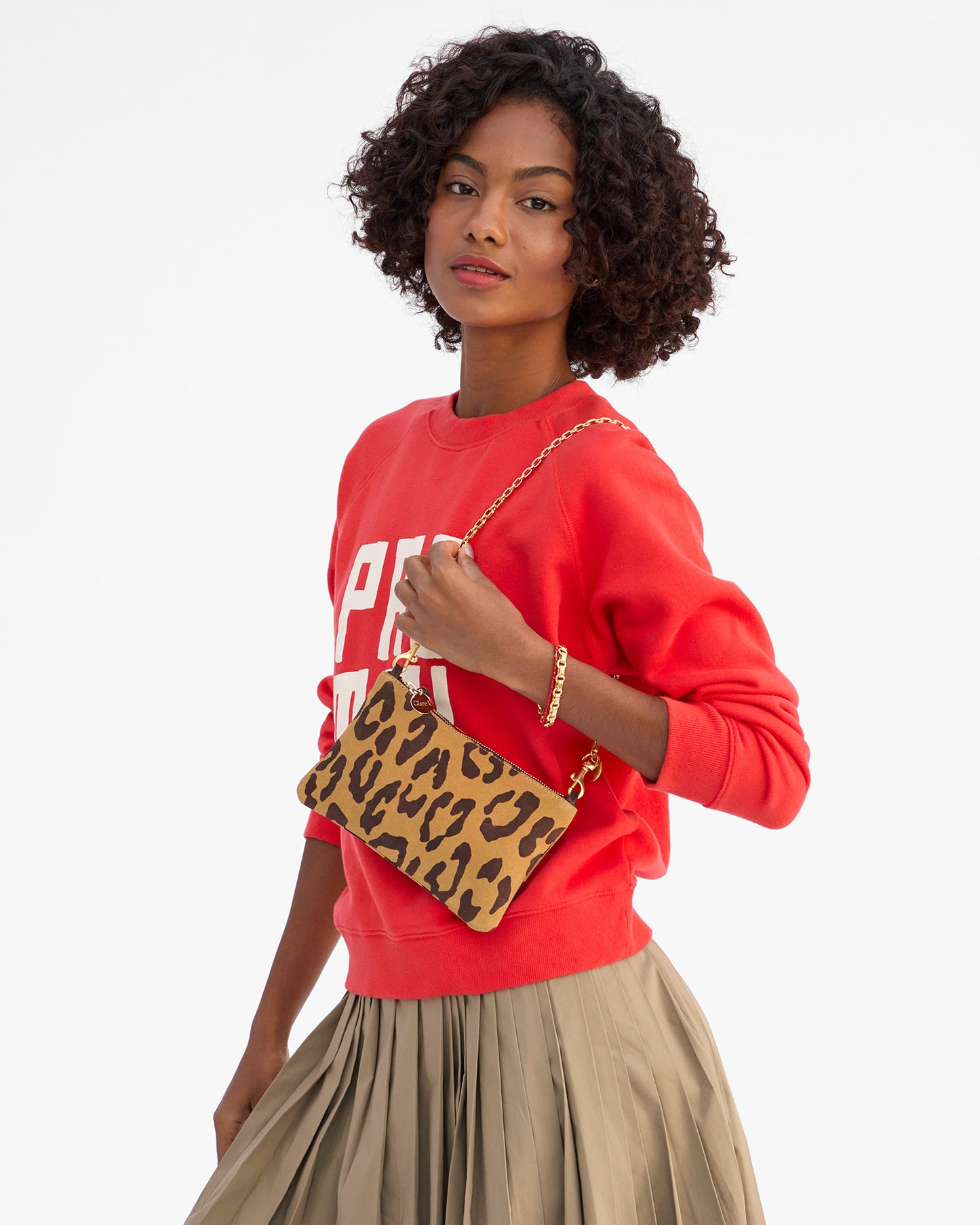 Wallet Clutch w/ Tabs - Pablo Cat Suede