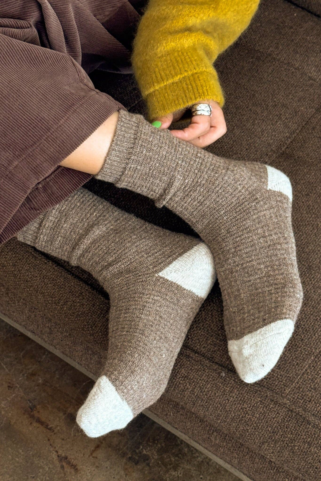 Le Bon Shoppe Wool Waffled Socks - Multiple Options