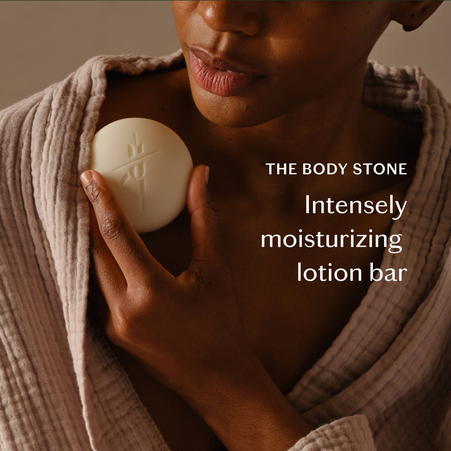 Kate McLeod Oud & Tuberose Body Stone | Deep Moisturizing Lotion Bar