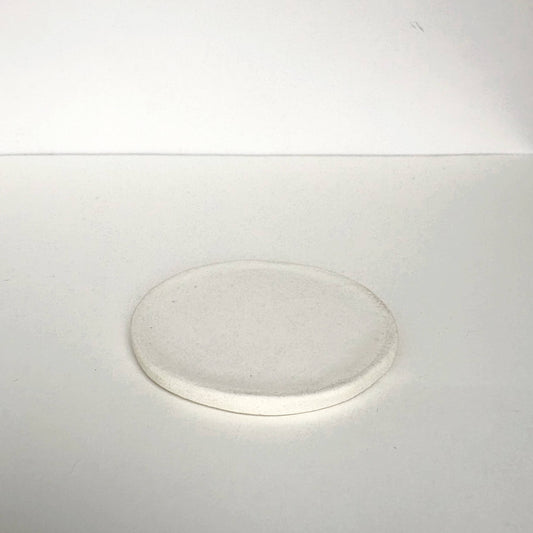 Spalted Home White Ceramic Small Plate