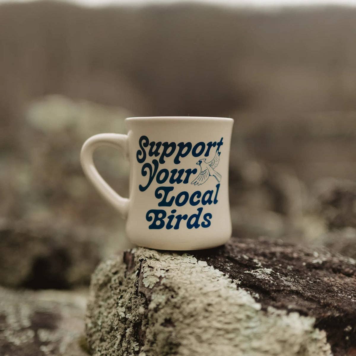 Bird Collective Support Your Local Birds Ceramic Mug
