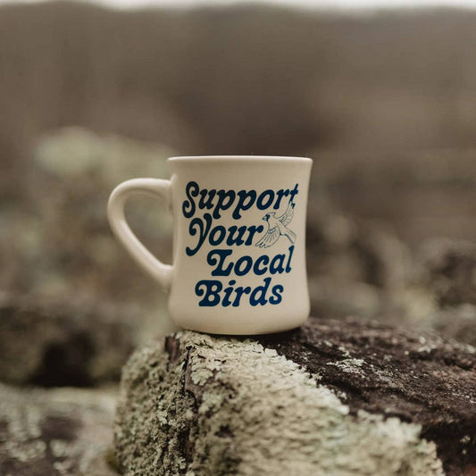 Bird Collective Support Your Local Birds Ceramic Mug