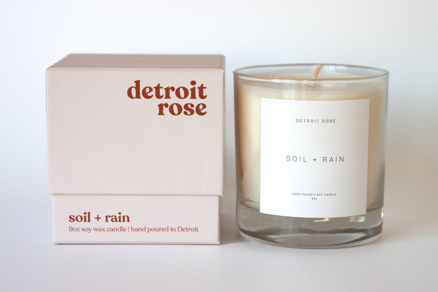 Detroit Rose - Soil & Rain Candle