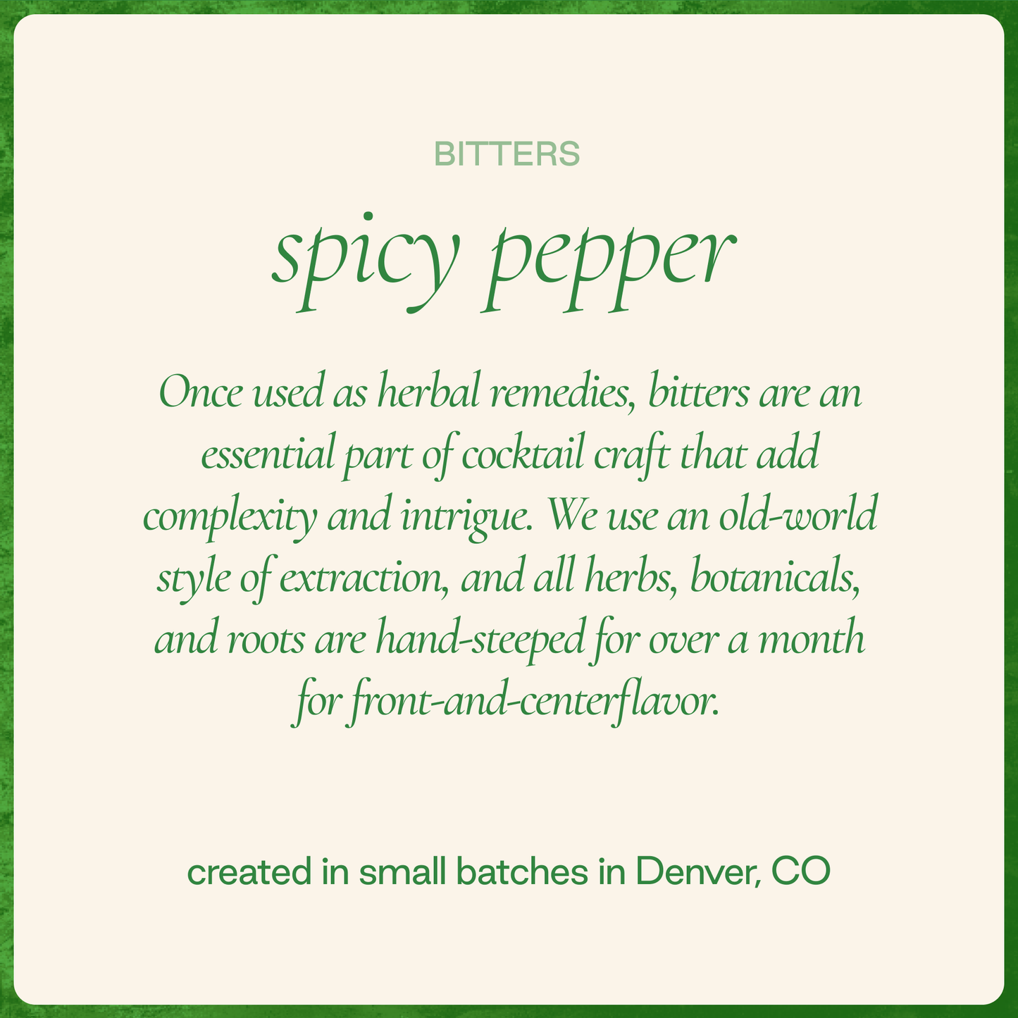 Strongwater Spicy Pepper Bitters