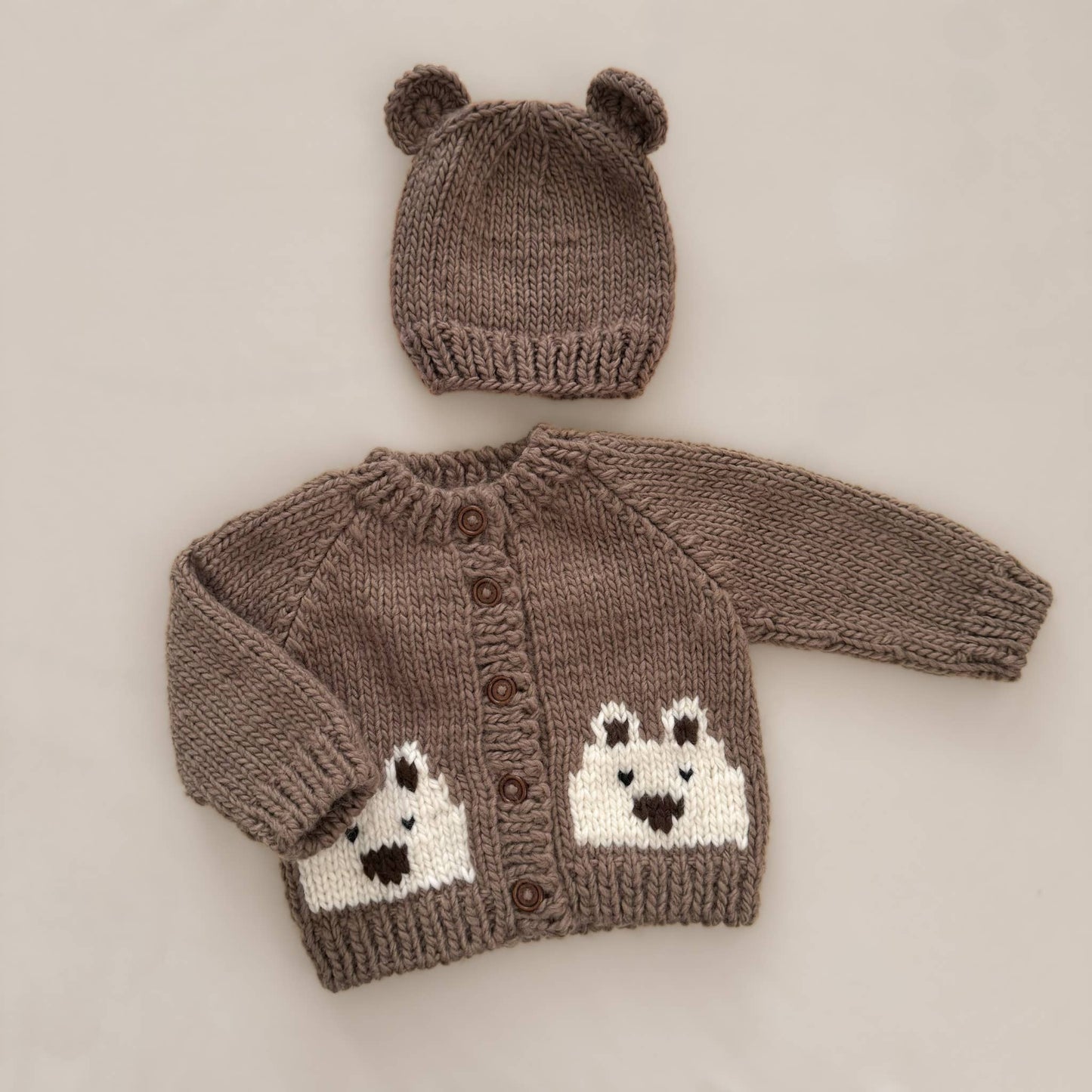 The Blueberry Hill Bear Cardigan