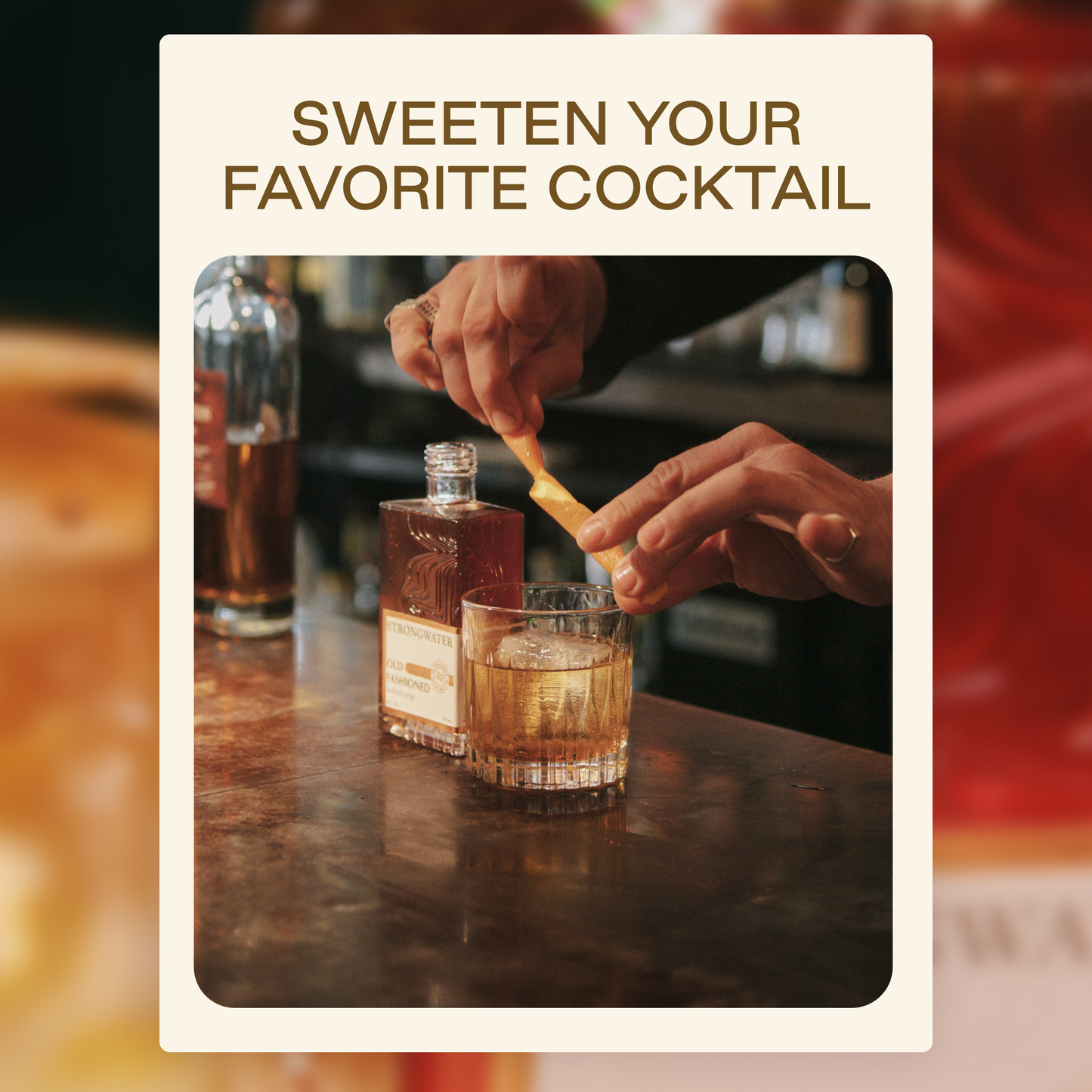 Strongwater Demerara Cocktail Syrup