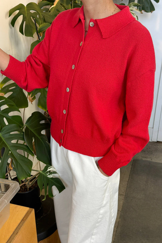 Le Bon Shoppe The Club Cardigan, Chili