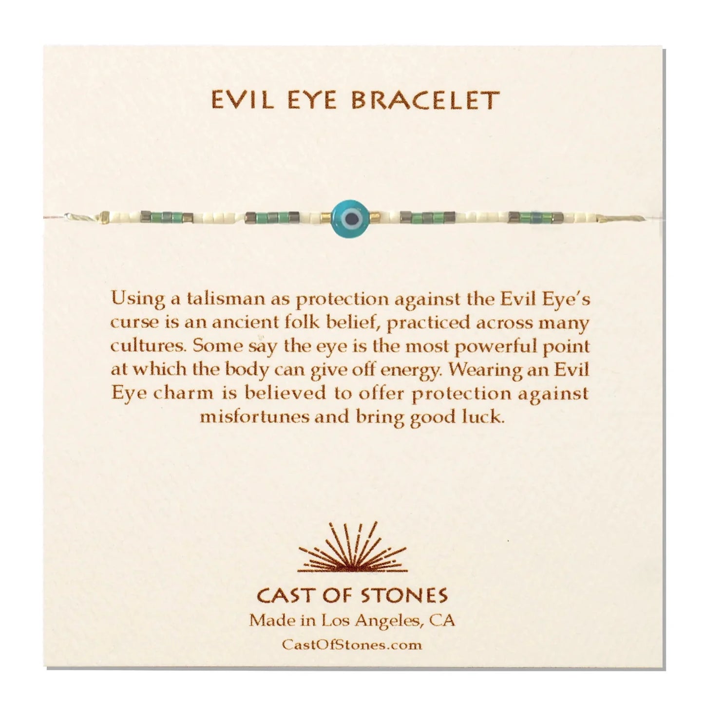 Cast of Stones Evil Eye Bracelet - Multiple Options