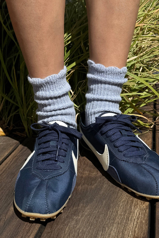 Le Bon Shoppe - Linen Scallop Socks - Multiple Options