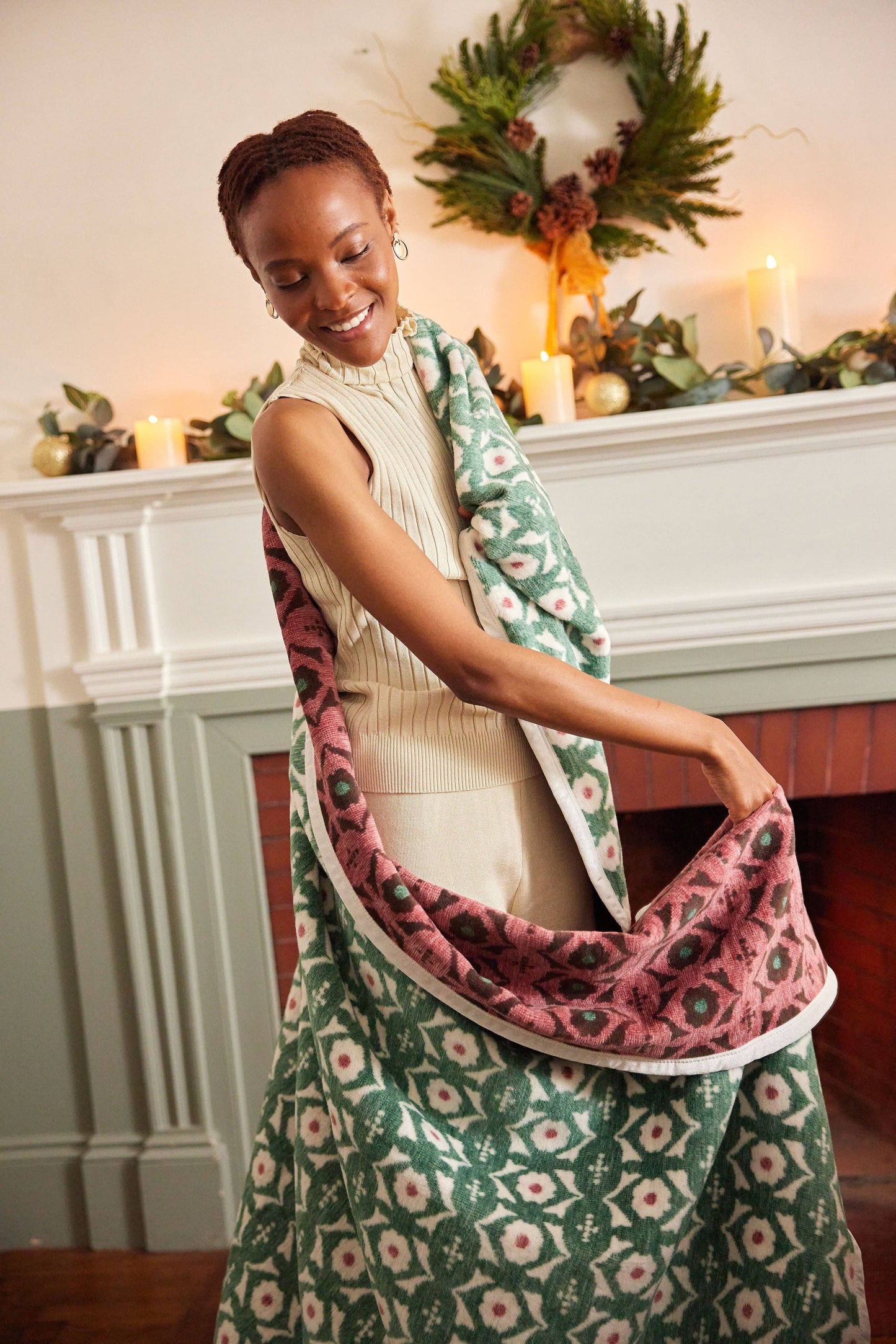 ChappyWrap Frances Floral Blanket