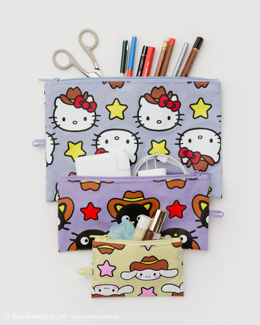 Baggu Flat Pouch Set - Multiple Options